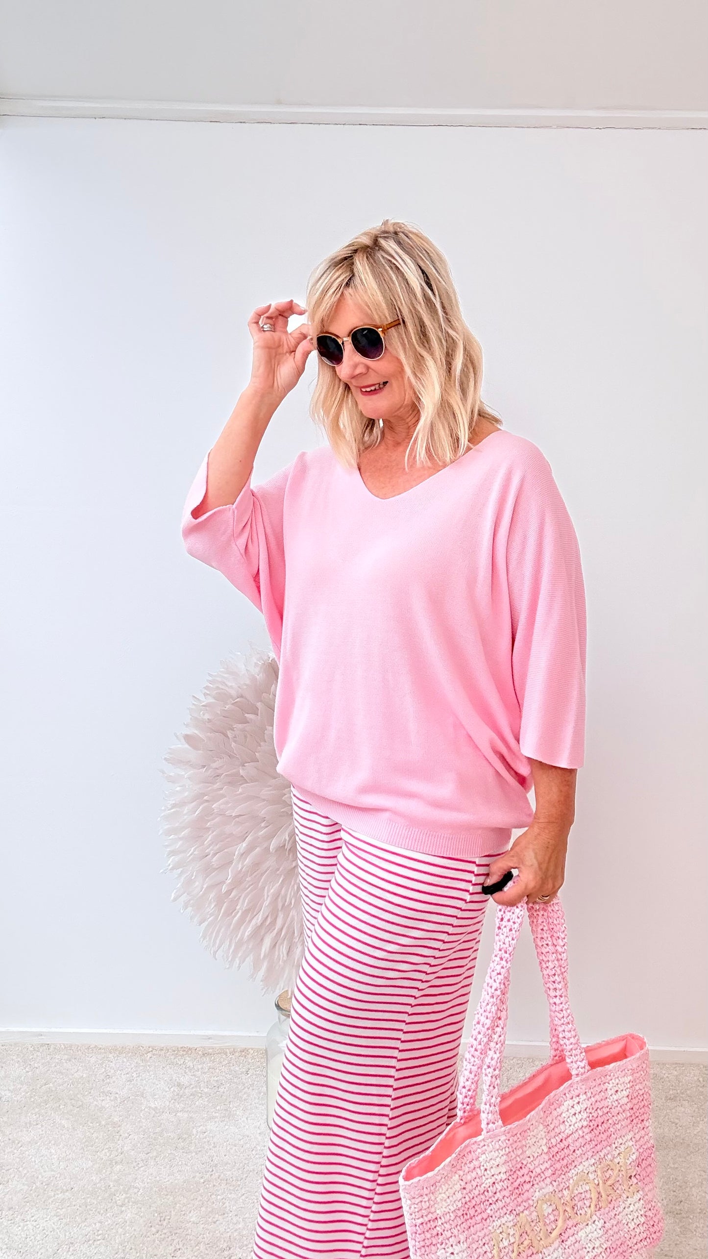 LEICHTER BASIC PULLI " ROSA