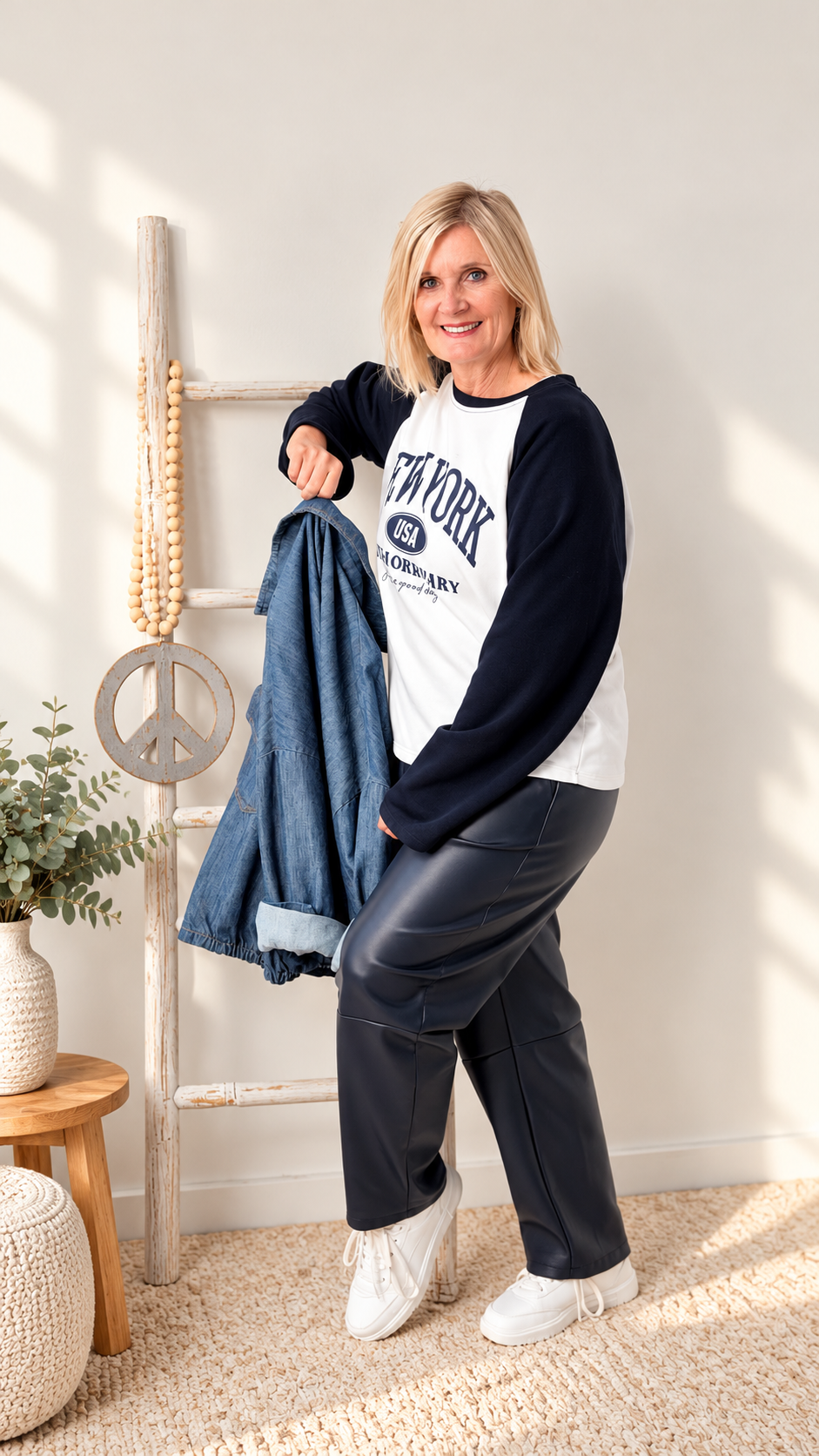 OBERTEIL MIT FRONT DRUCK " NEW YORK"