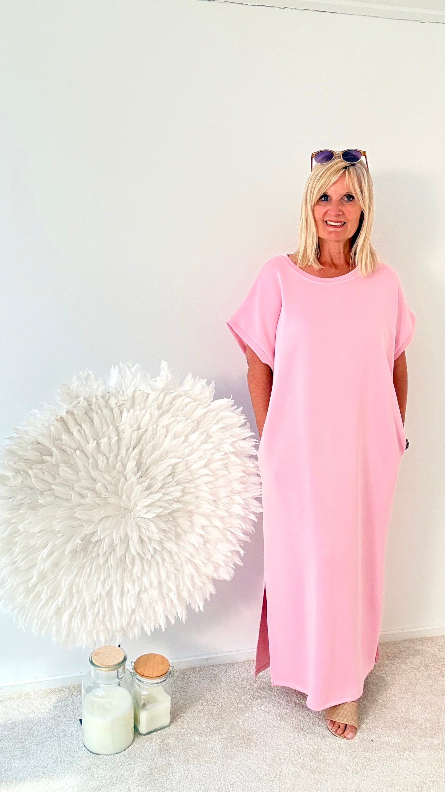 SPORTLICH STYLISCHES KLEID "ROSA"