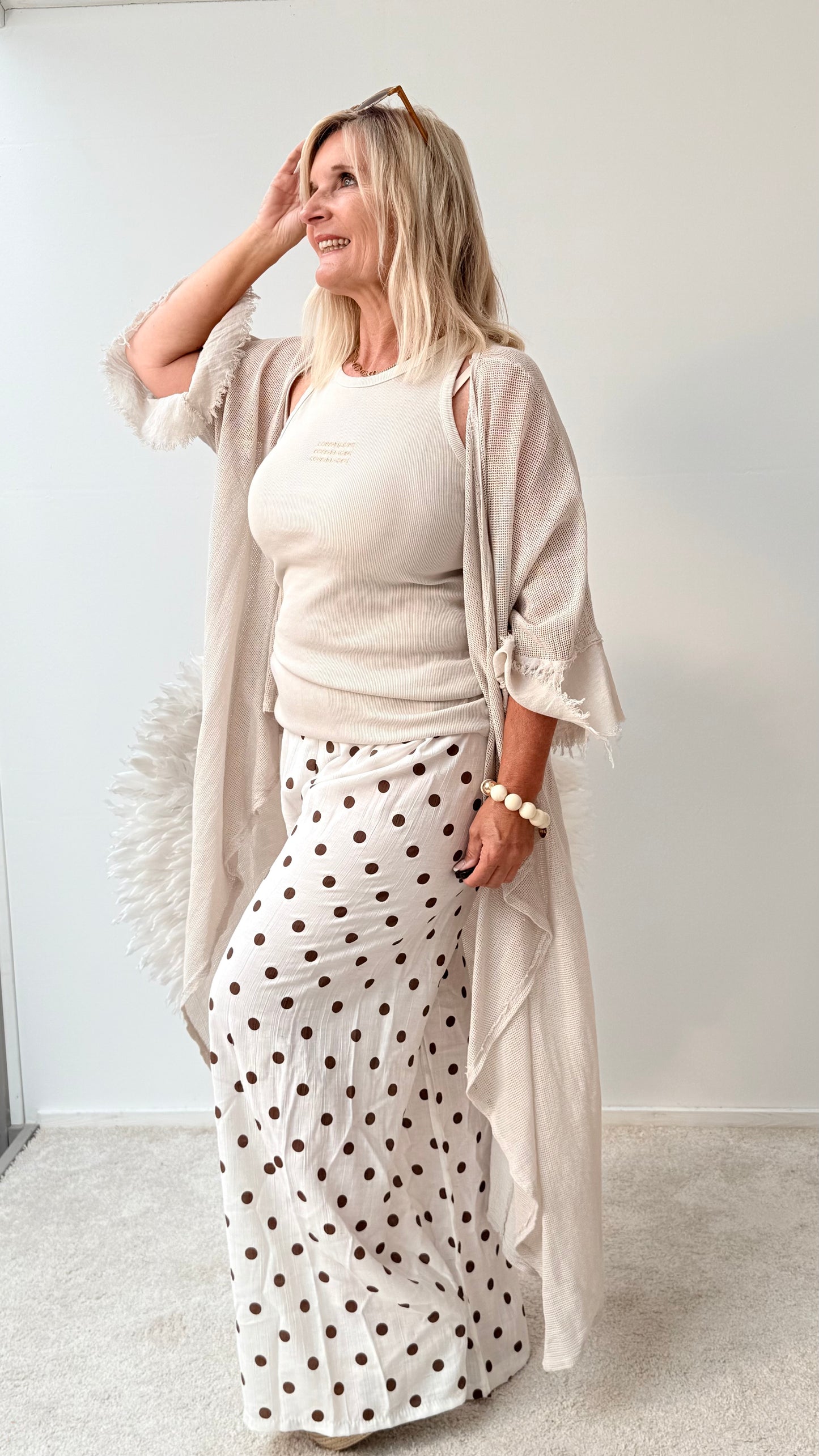 HOSE " PUNKTE" BEIGE