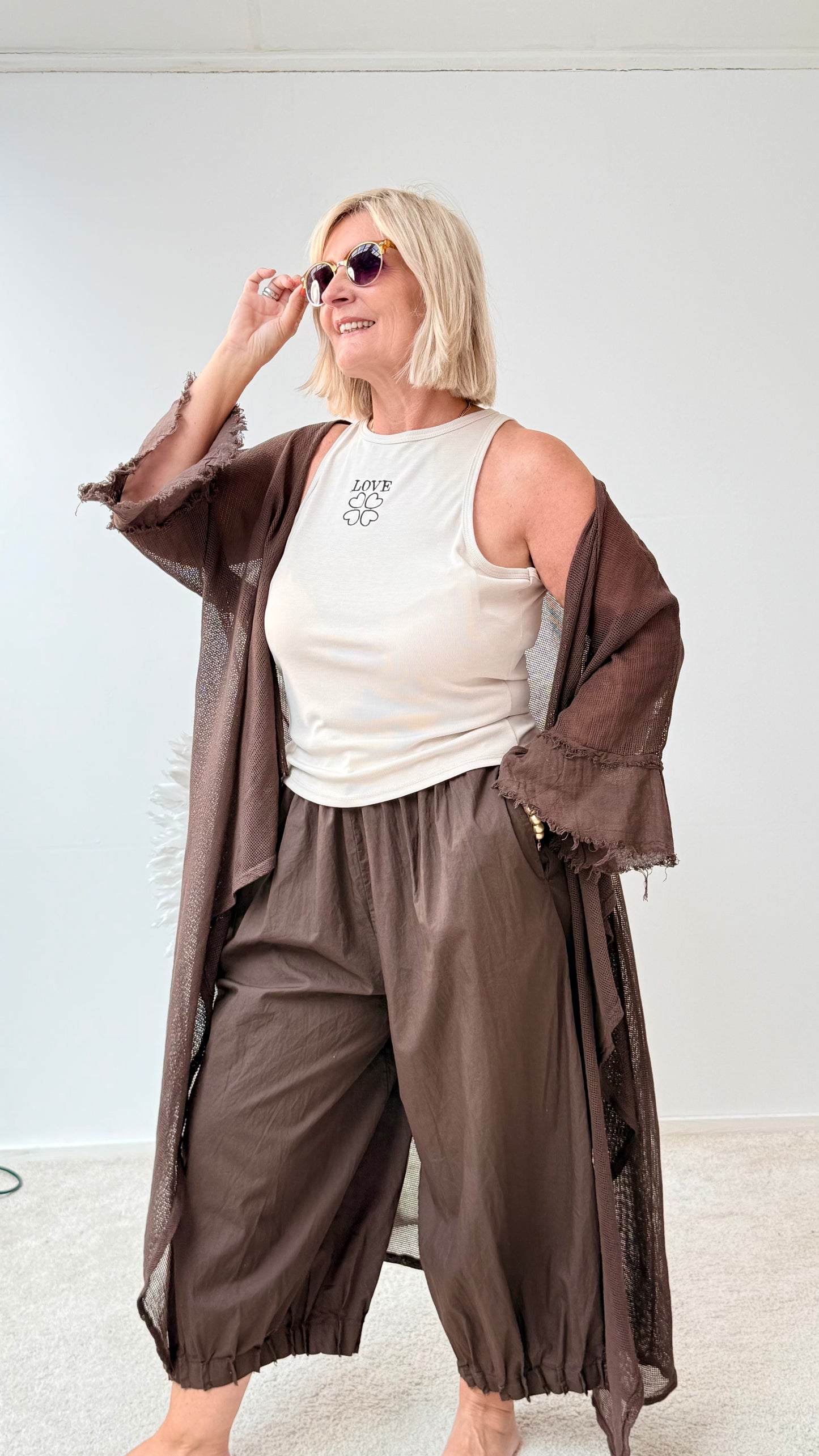 HOSE IN OVERSIZE  " BRAUN"
