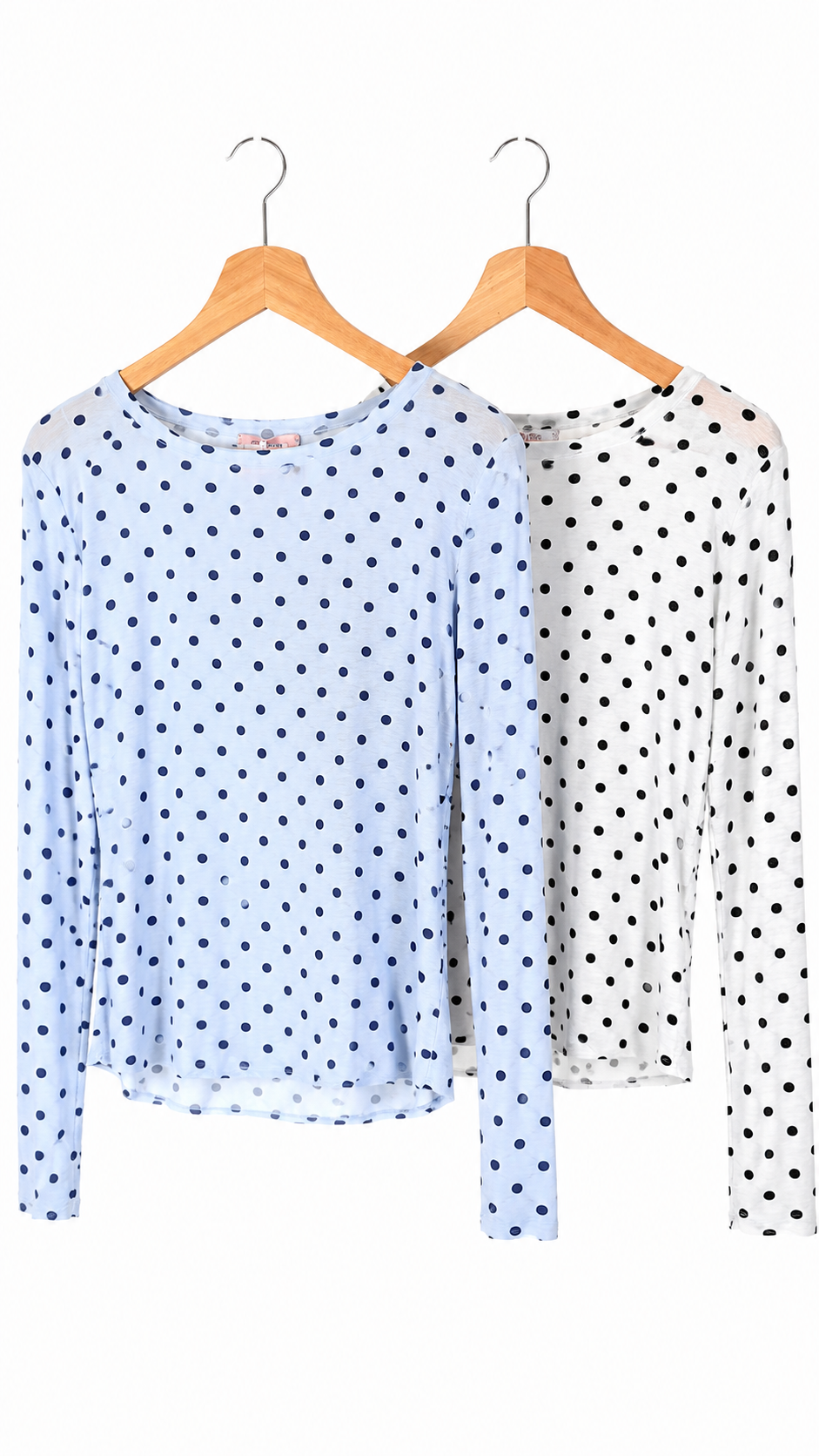 LONGSLEEVE MIT PUNKTEN "VERSCHIEDENE FARBEN"