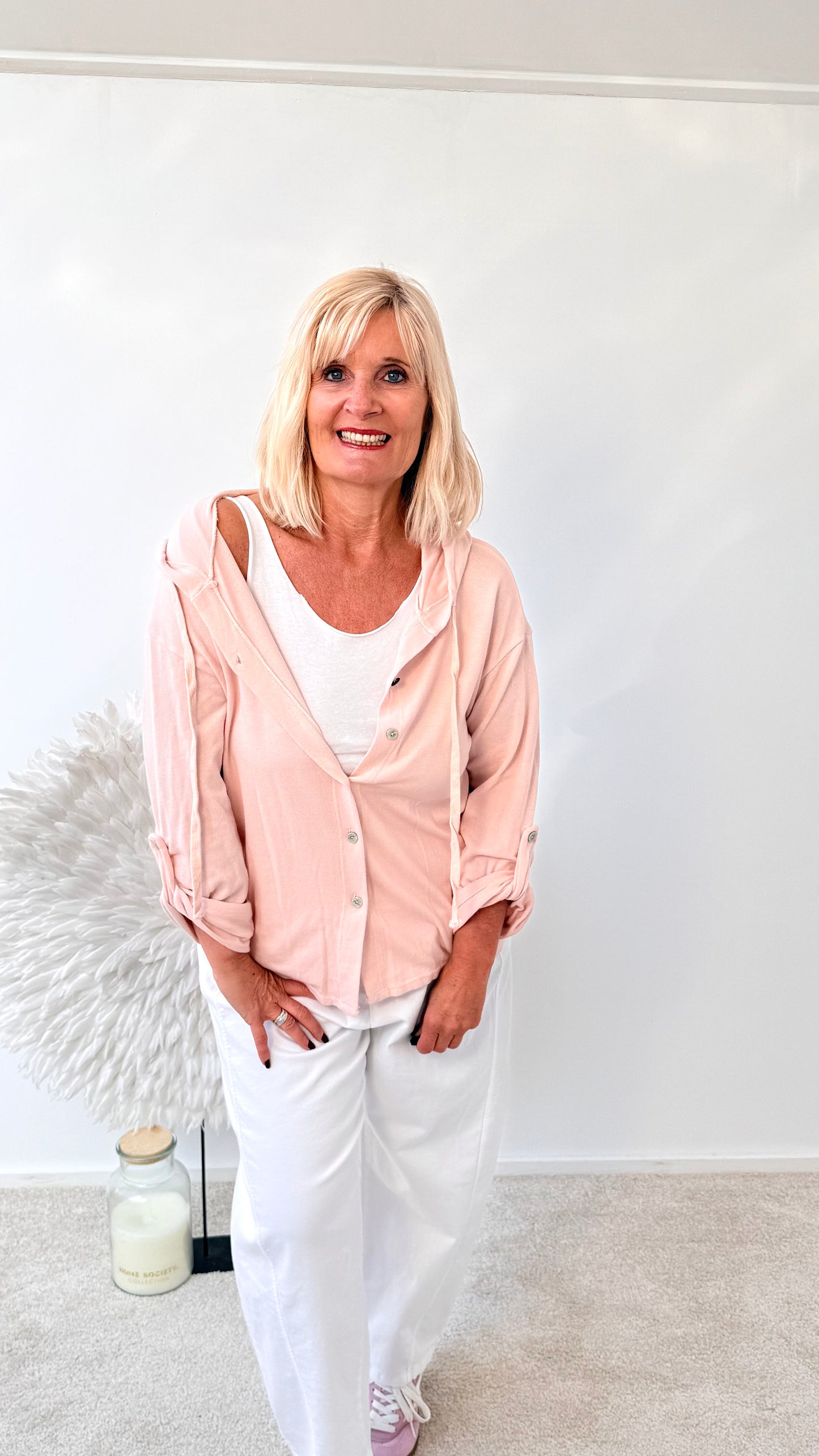 SPORTIVE KAPUZEN JACKE "ROSA"