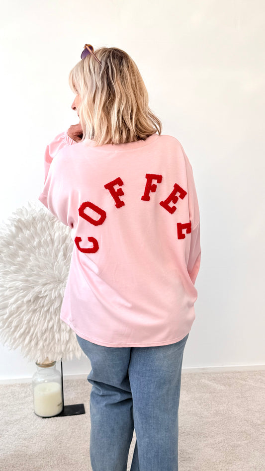 SHIRT"COFFE"ROSA