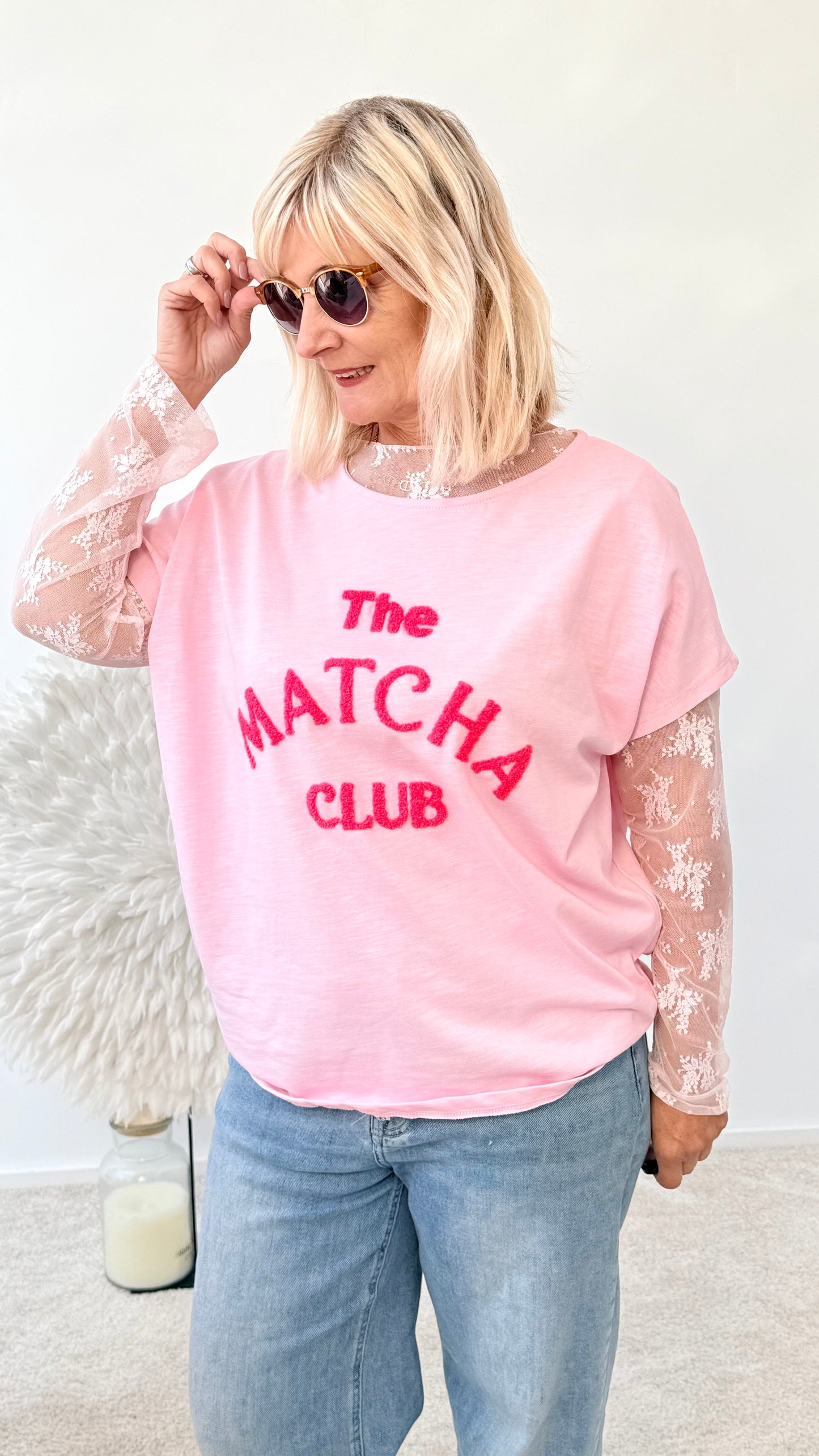 SWEATSHIRT "CLUB"ROSA