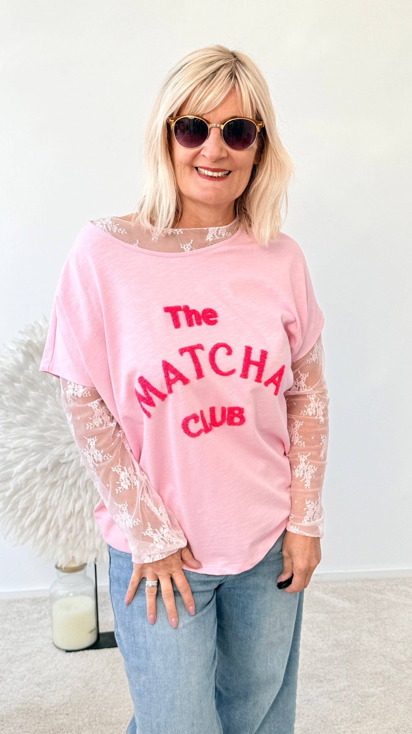 SWEATSHIRT "CLUB"ROSA