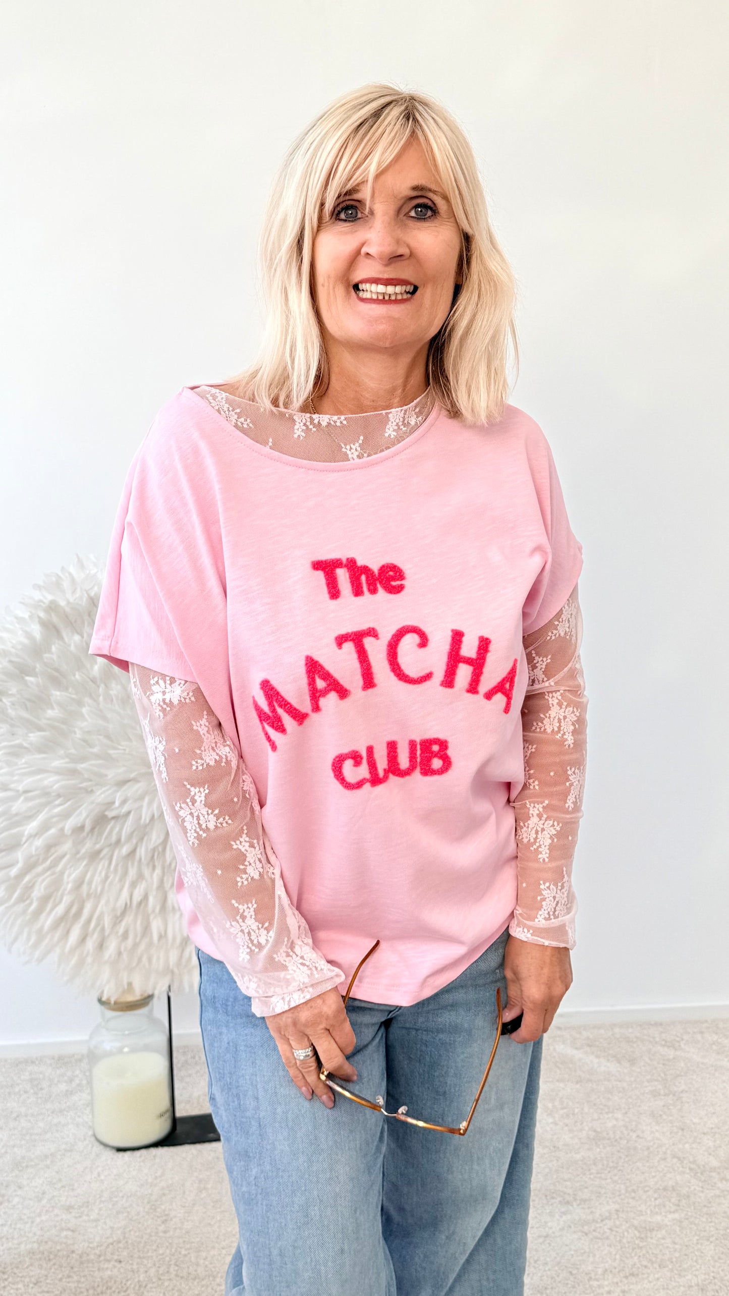 SWEATSHIRT "CLUB"ROSA