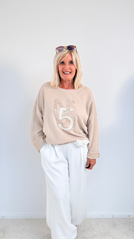COZY HOSE "JOGGINGSTYLE" WEIß