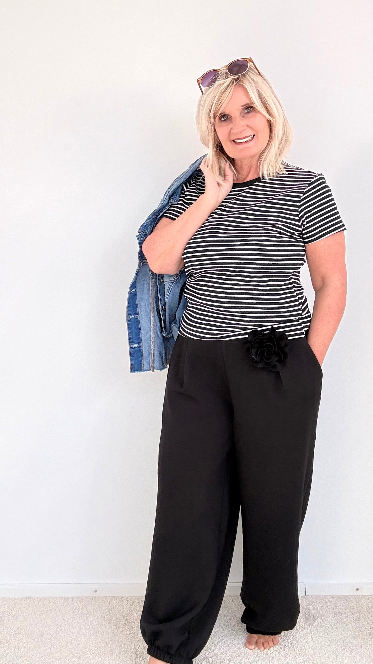 COZY HOSE "JOGGINGSTYLE" SCHWARZ