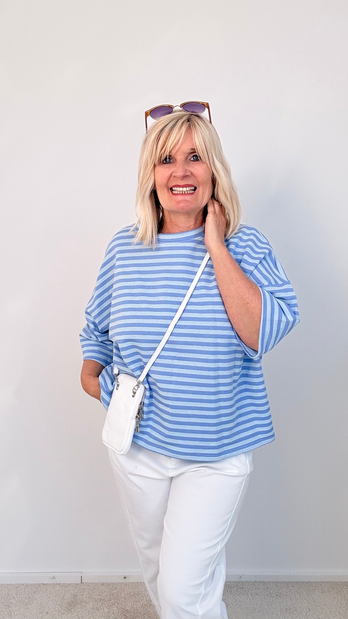 SHIRT GESTREIFT "BLAU"