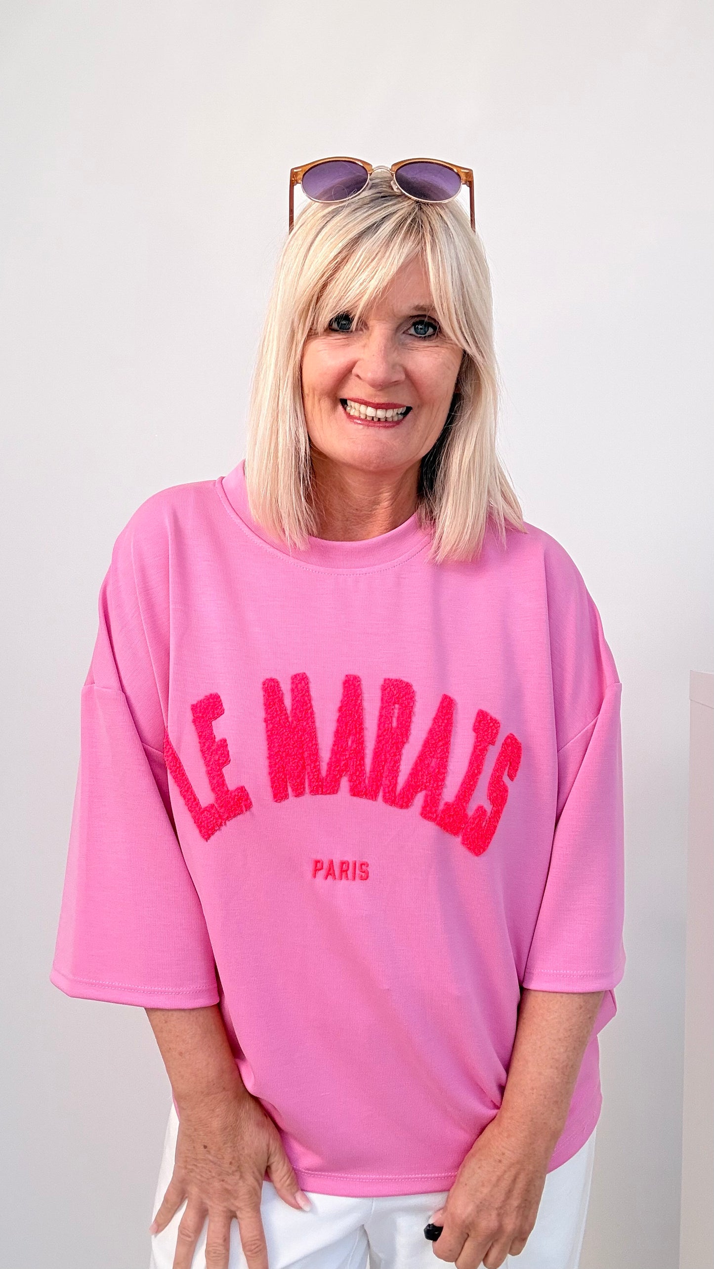 SHIRT " LE PARIS" PINK