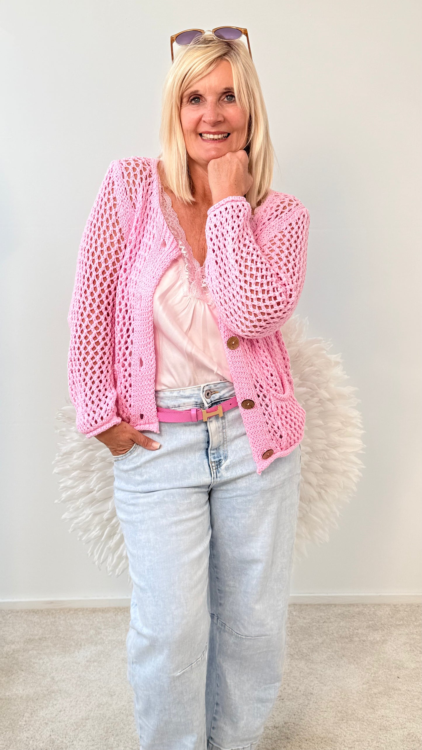 STRICKJACKE“ROSA