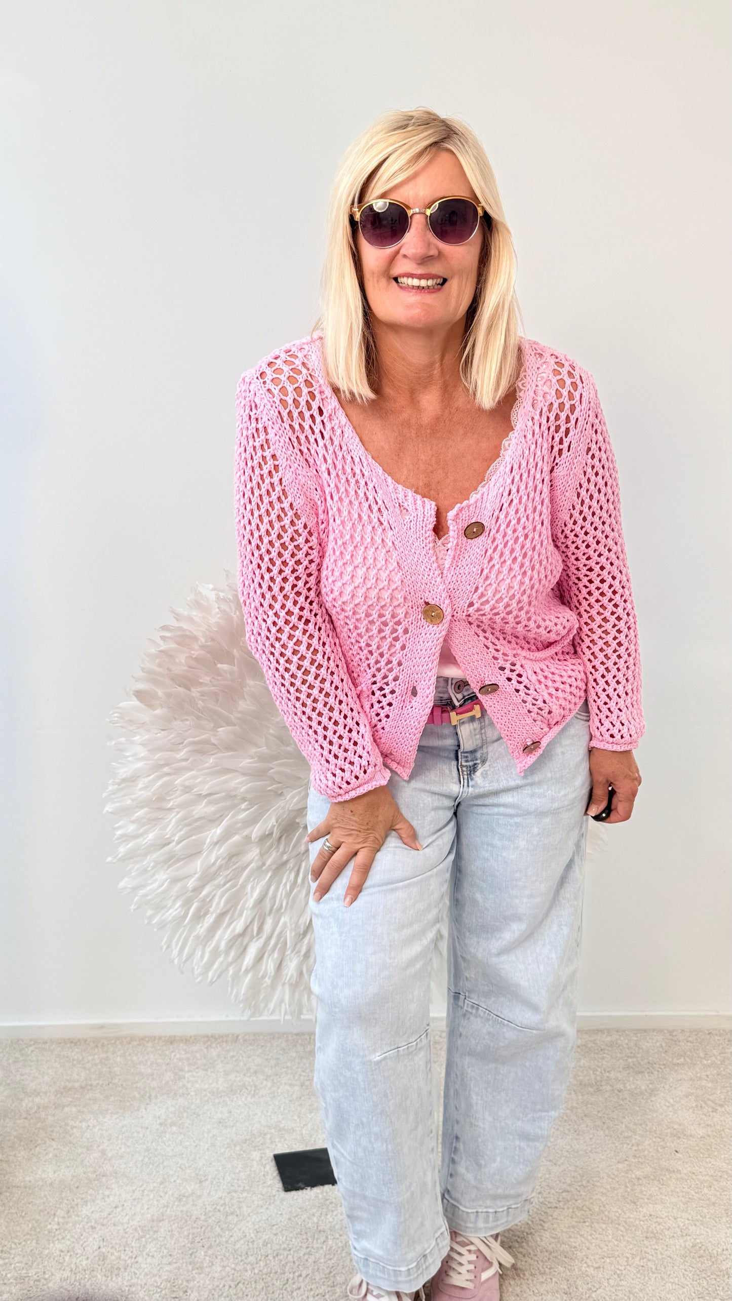 STRICKJACKE“ROSA