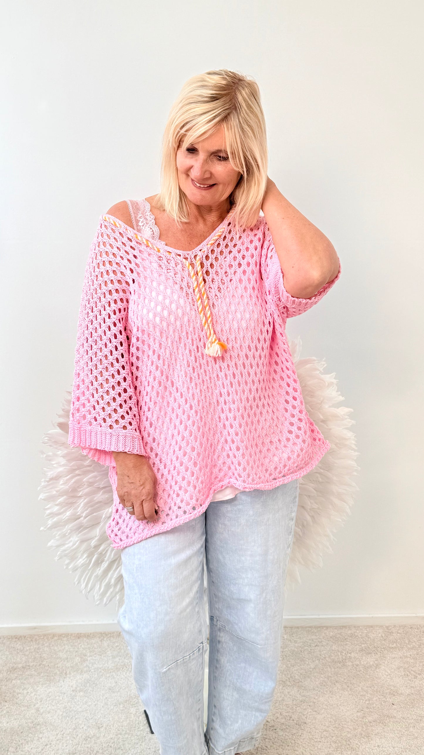 LOCHSTRICK PULLI " ROSA"