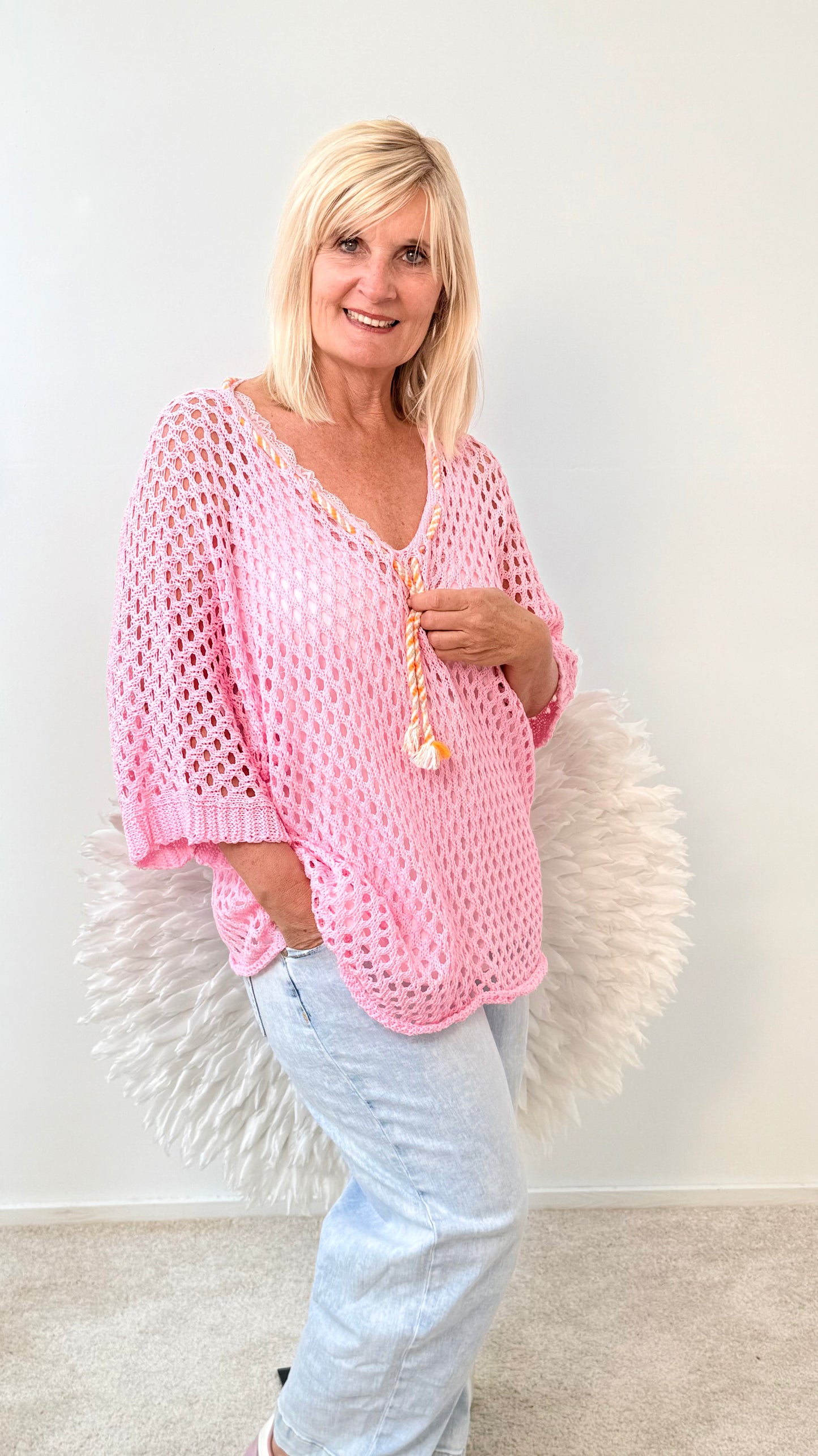 LOCHSTRICK PULLI " ROSA"
