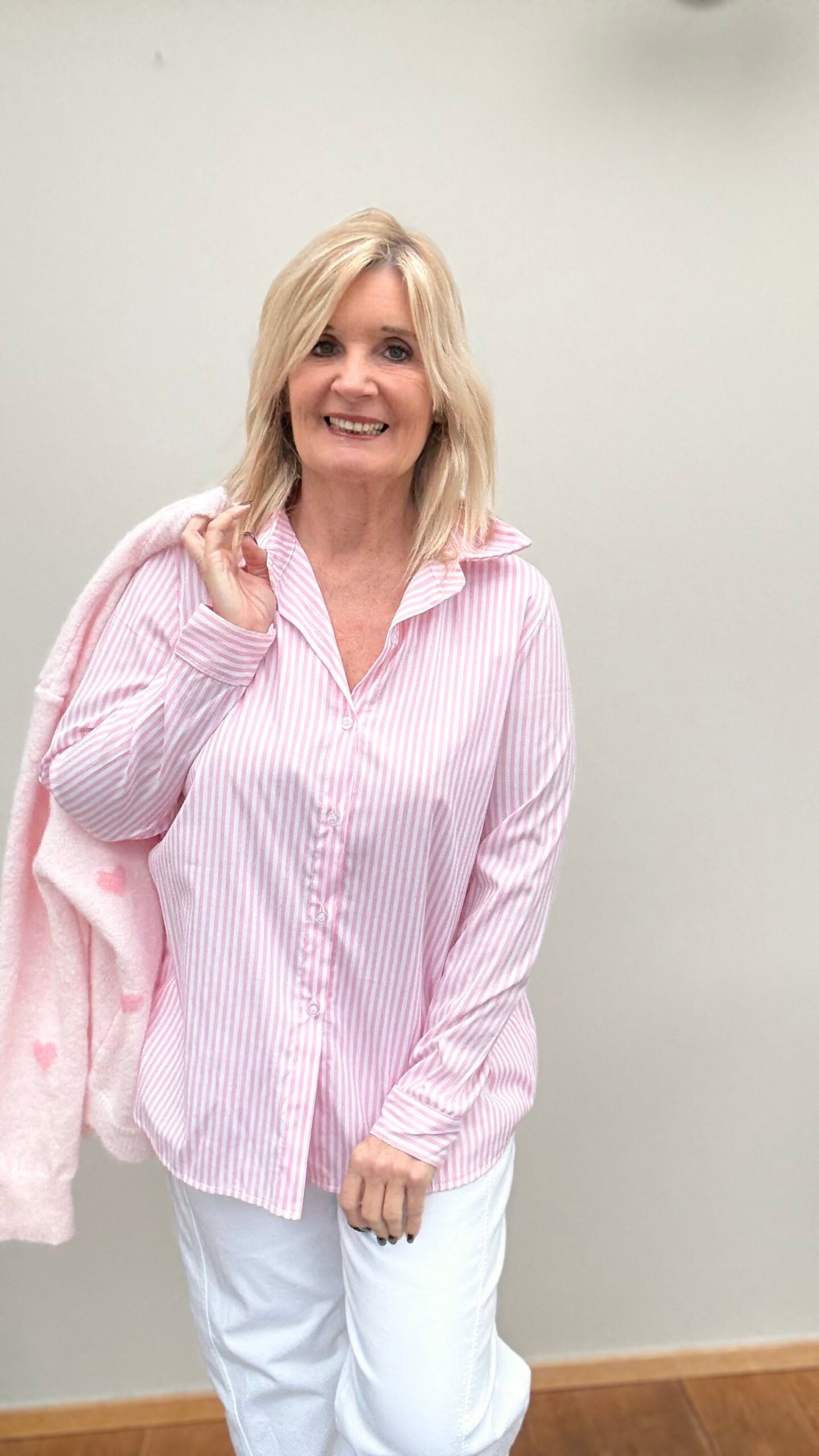 BLUSE GESTREIFT "ROSA