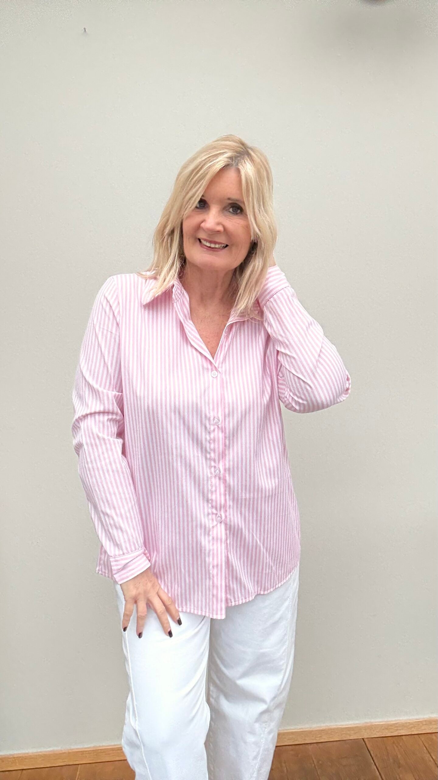 BLUSE GESTREIFT "ROSA