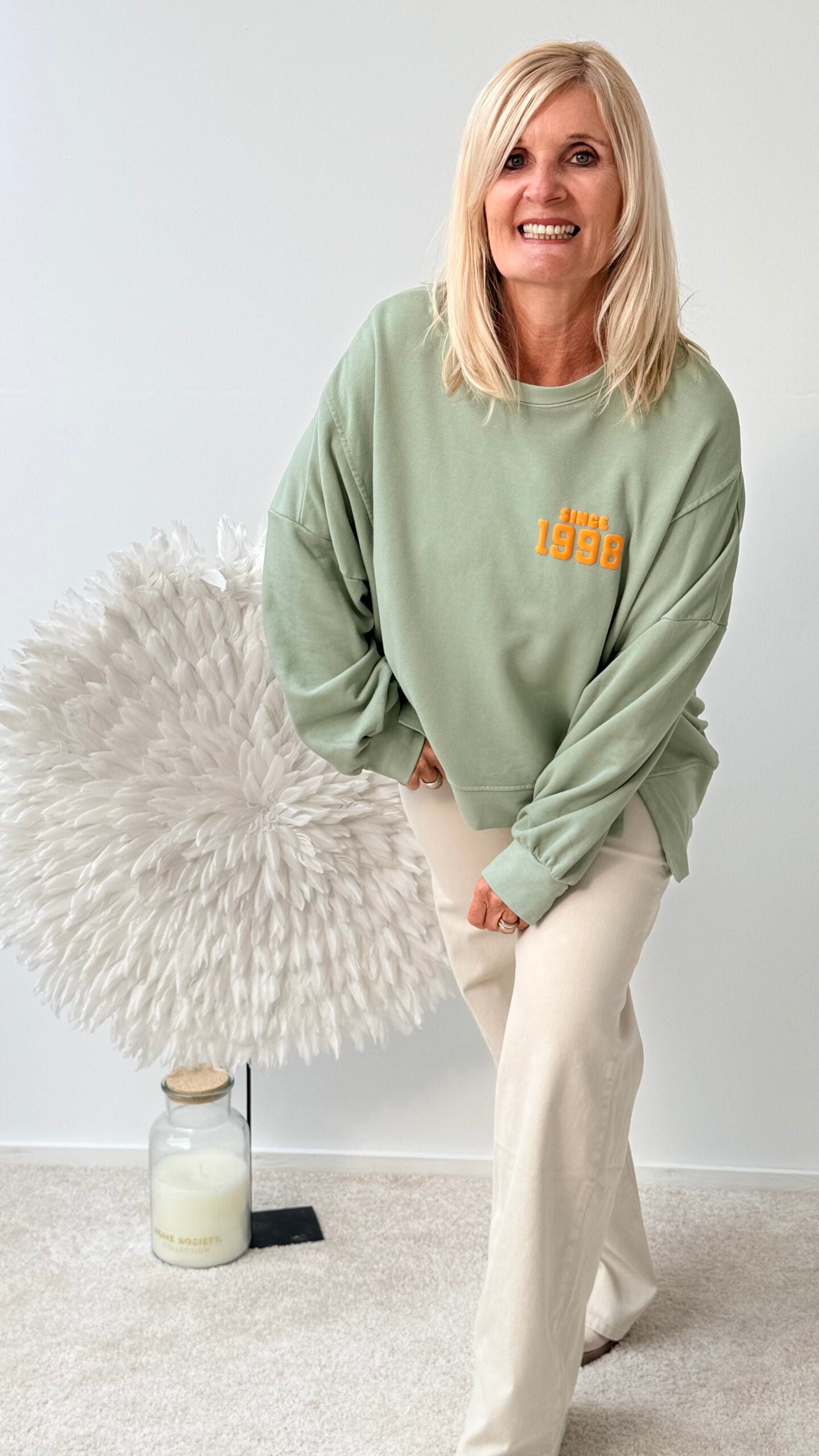 SWEATSHIRT "OLIVMIT APRIKOT