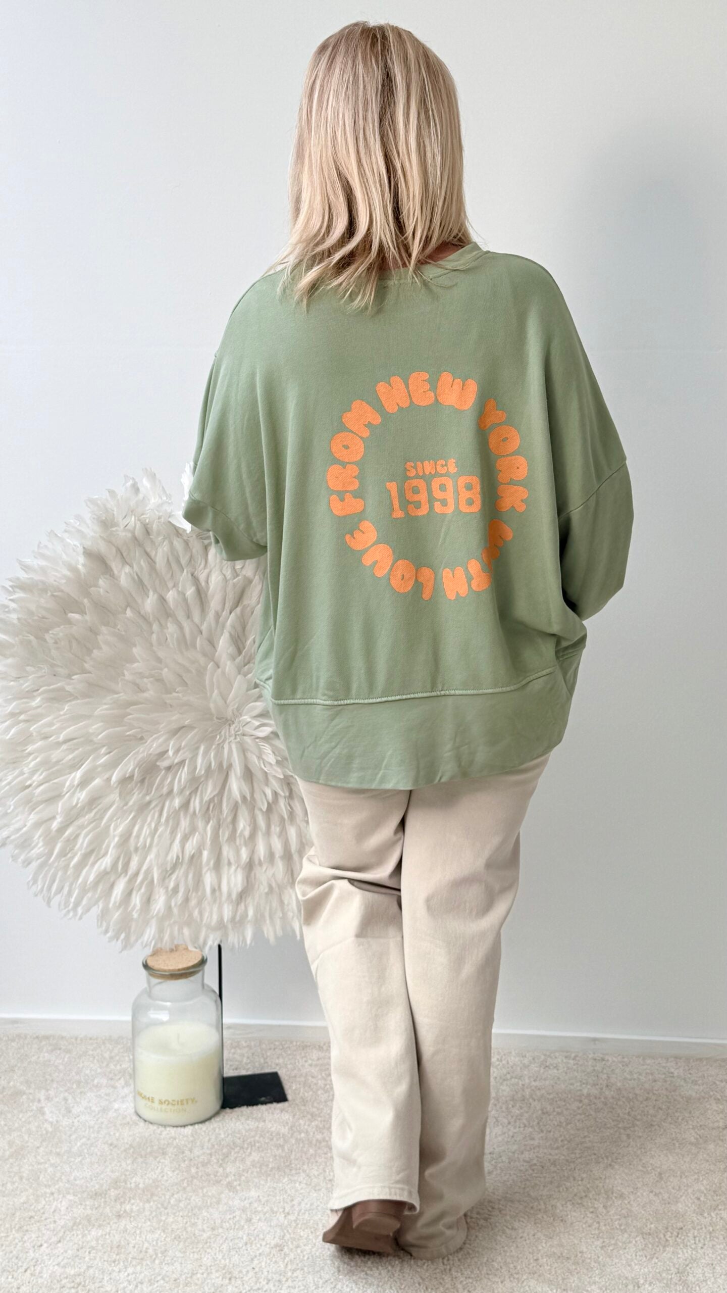 SWEATSHIRT "OLIVMIT APRIKOT