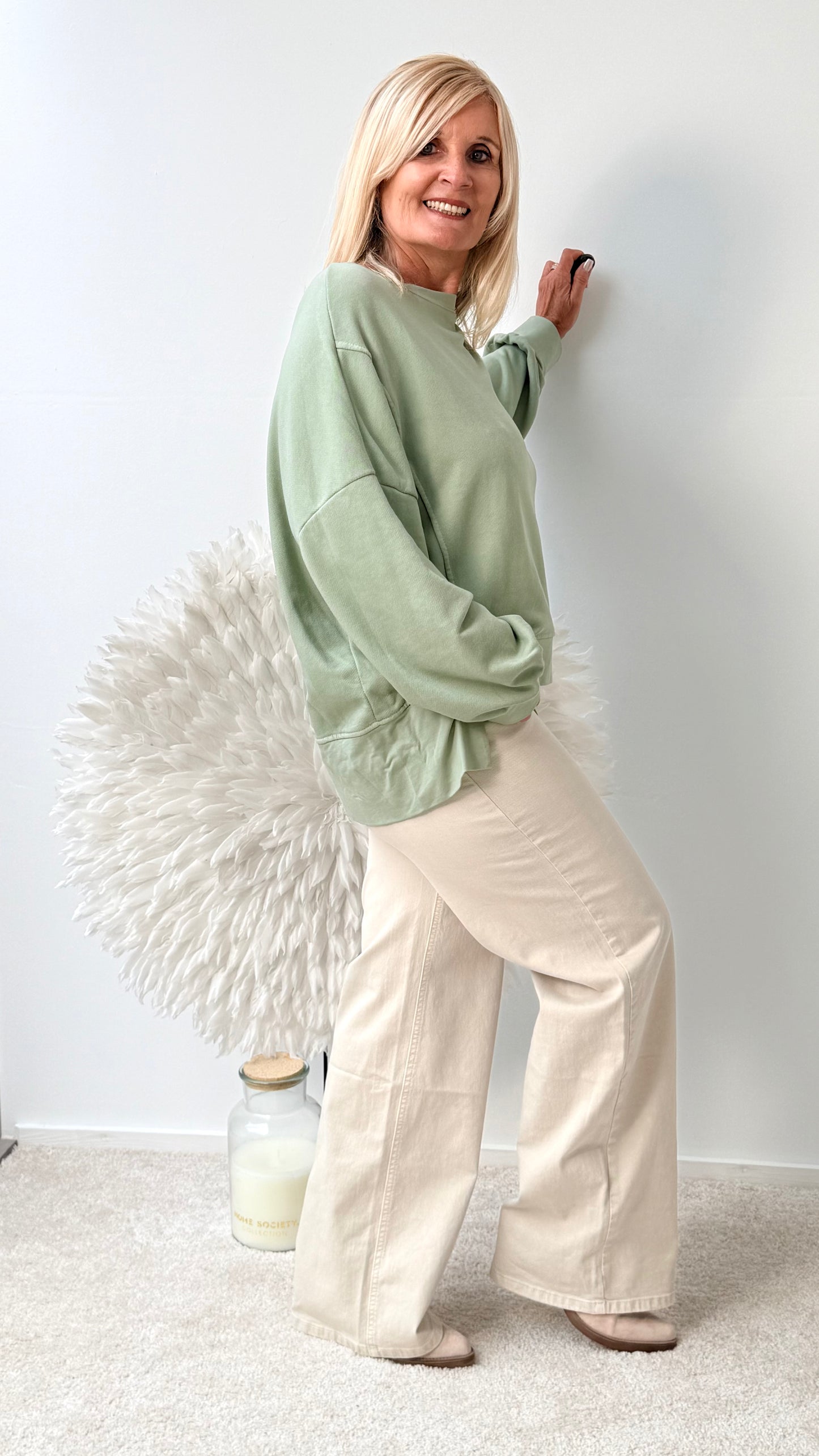 JEANS "SALLY"BEIGE