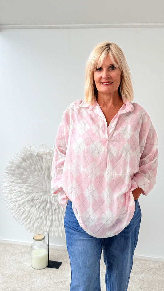 BLUSE "CARO"ROSA