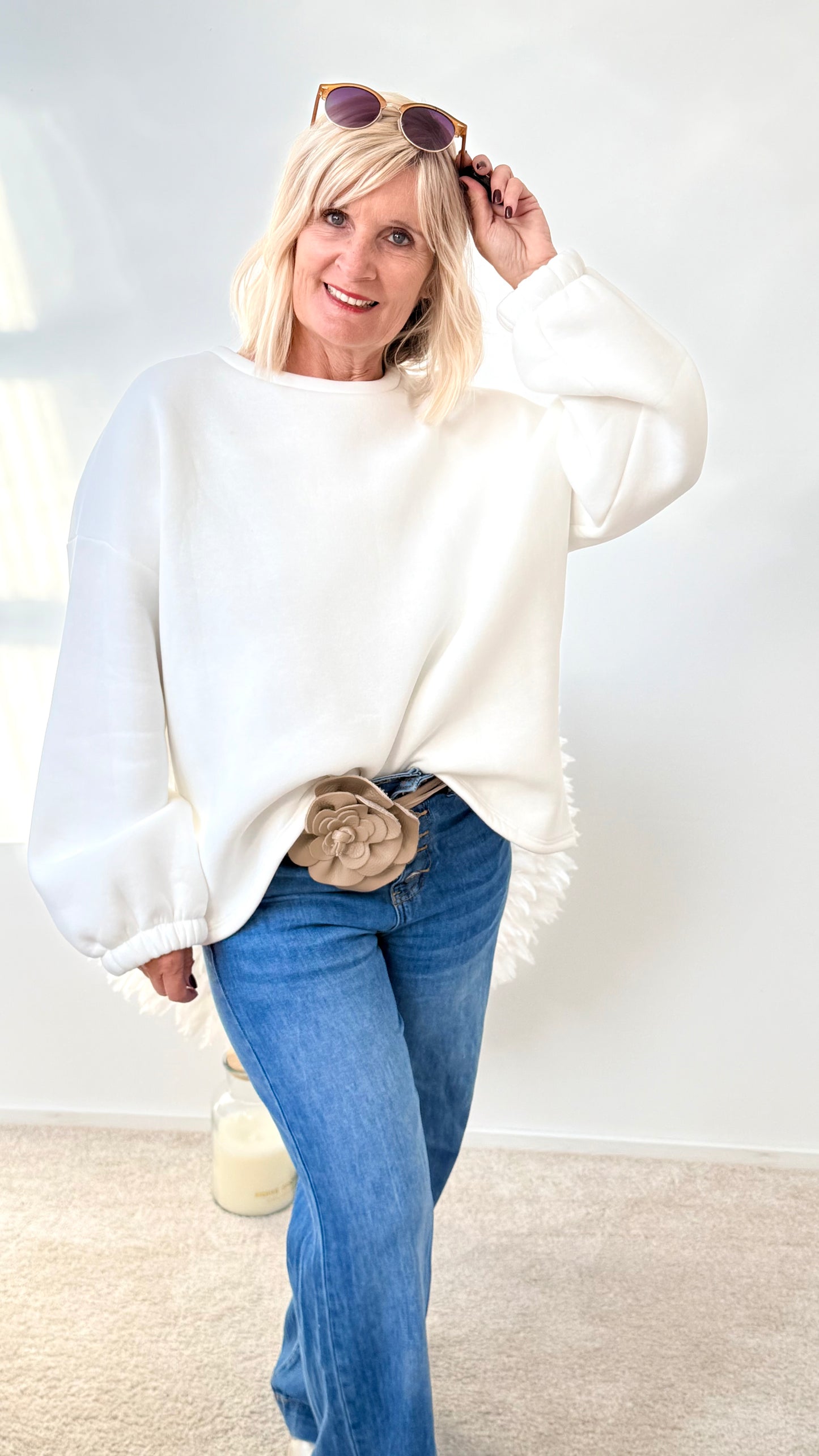 SWEATSHIRT"COFFE"BEIGE