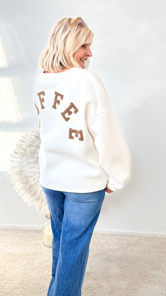 SWEATSHIRT"COFFE"BEIGE