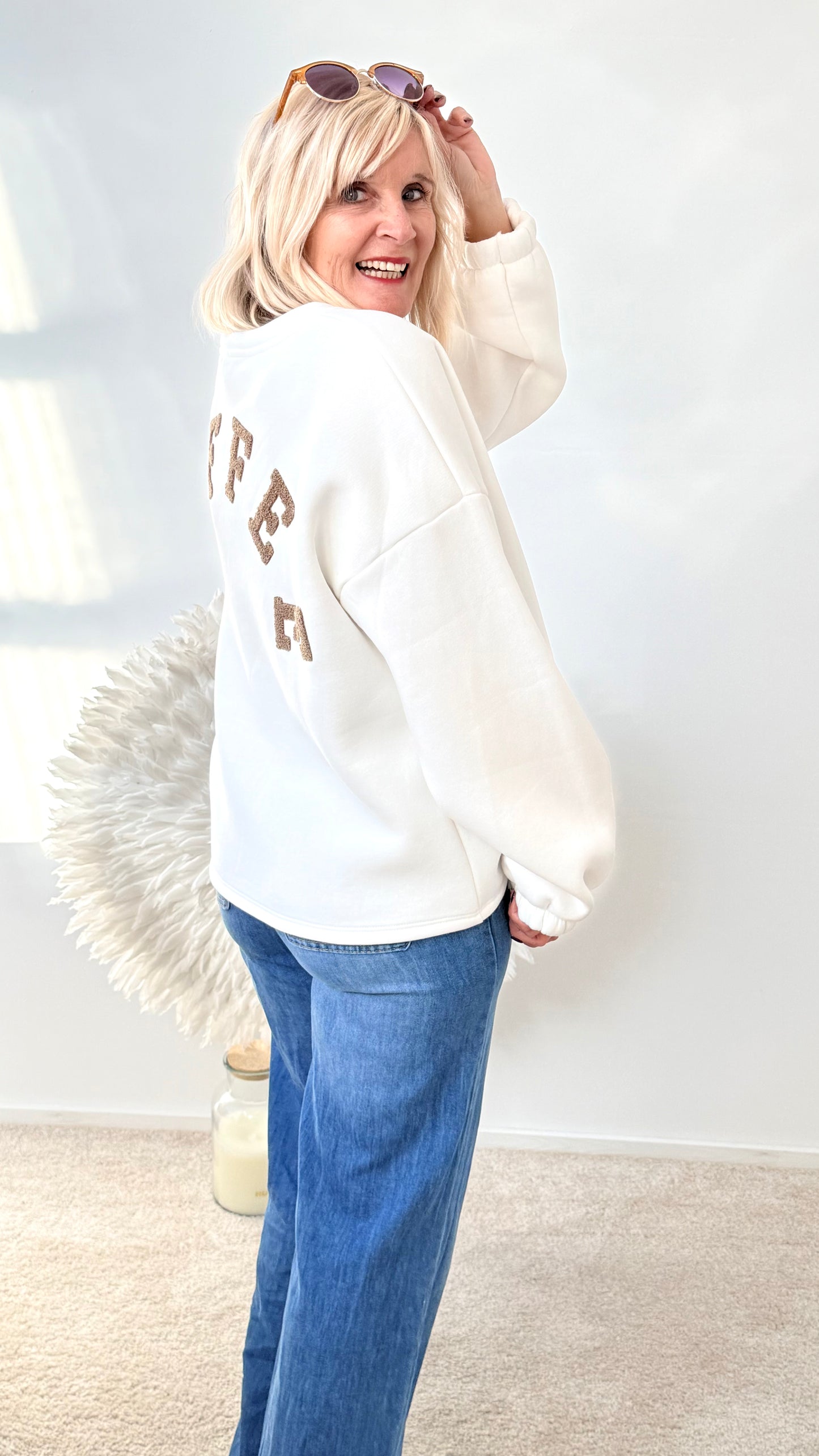 SWEATSHIRT"COFFE"BEIGE